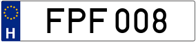 Truck License Plate